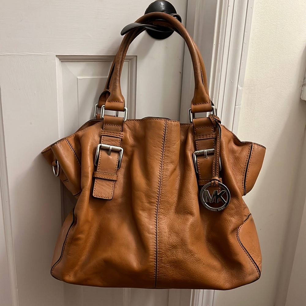 Tan Michael Kors bag